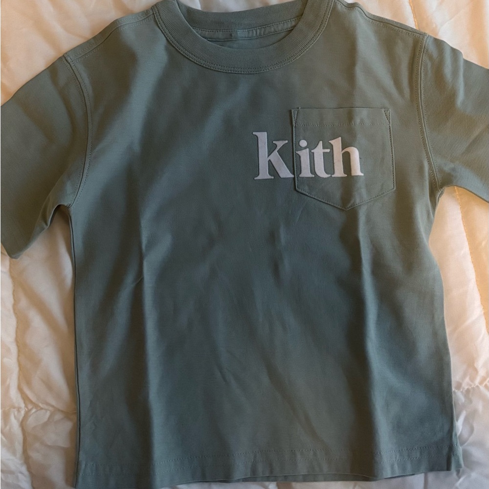 SOLD Kith Kids Shirt in Olive Green